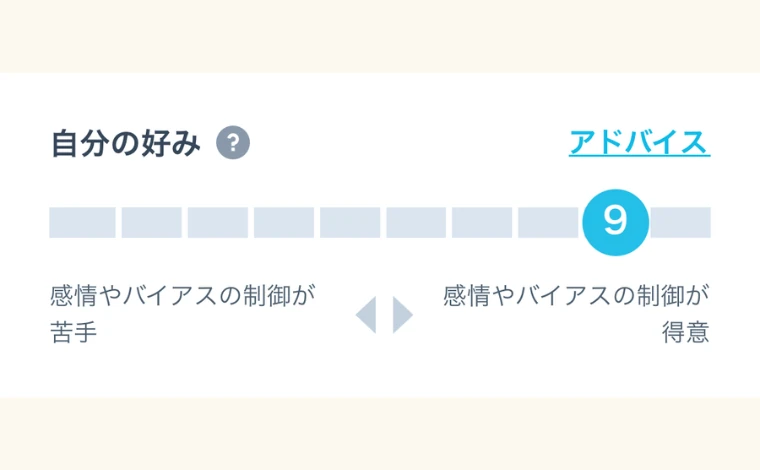 ミイダス診断「バイアス診断ゲーム」の結果01